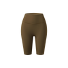 SOMAtique Shorts de tiro alto de 8'' con bolsillos (sin acolchado)