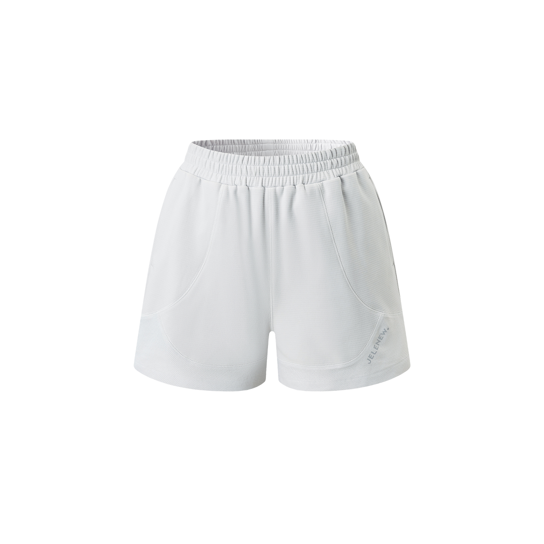 LD Grid Fleece A-line Shorts