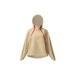 Asymmetrical Zippered Splash-proof Jacket