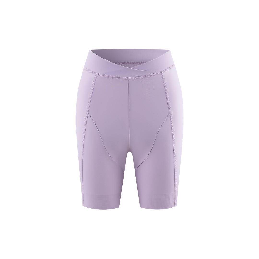 Seamless Cross Waist Cycling Shorts