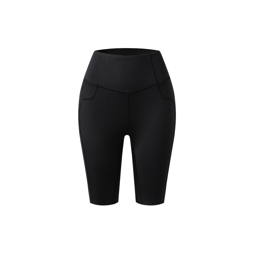 Jelenew Black Cycling Shorts For Women