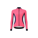 3L Core Rain Jacket pink and navy windproof splash-resistant cycling jacket for winter and rainy rides