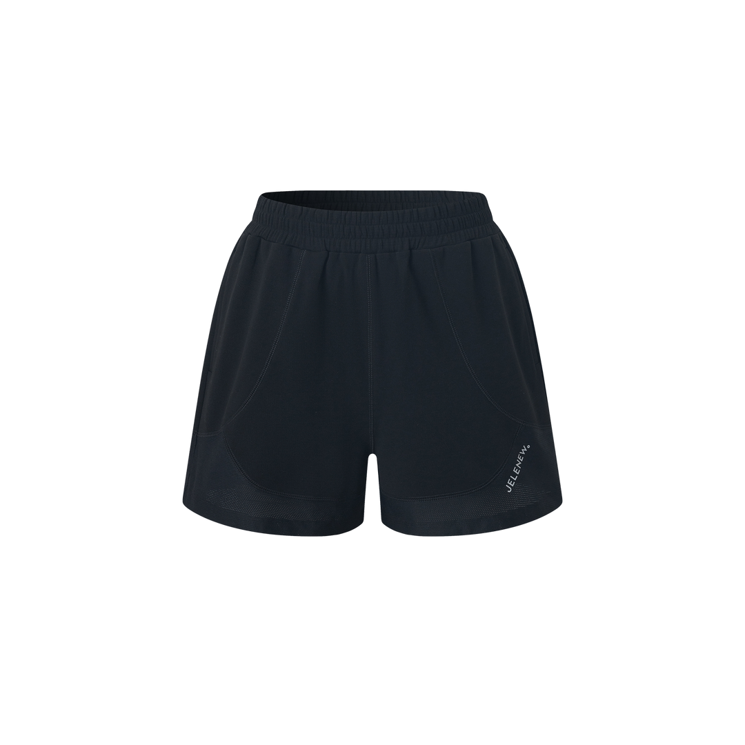 LD Grid Fleece A-line Shorts