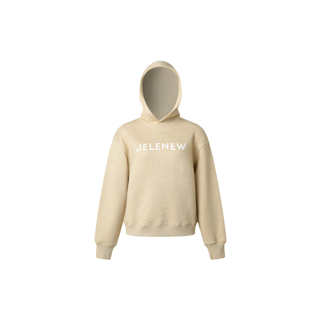Sweat à capuche en coton naturel