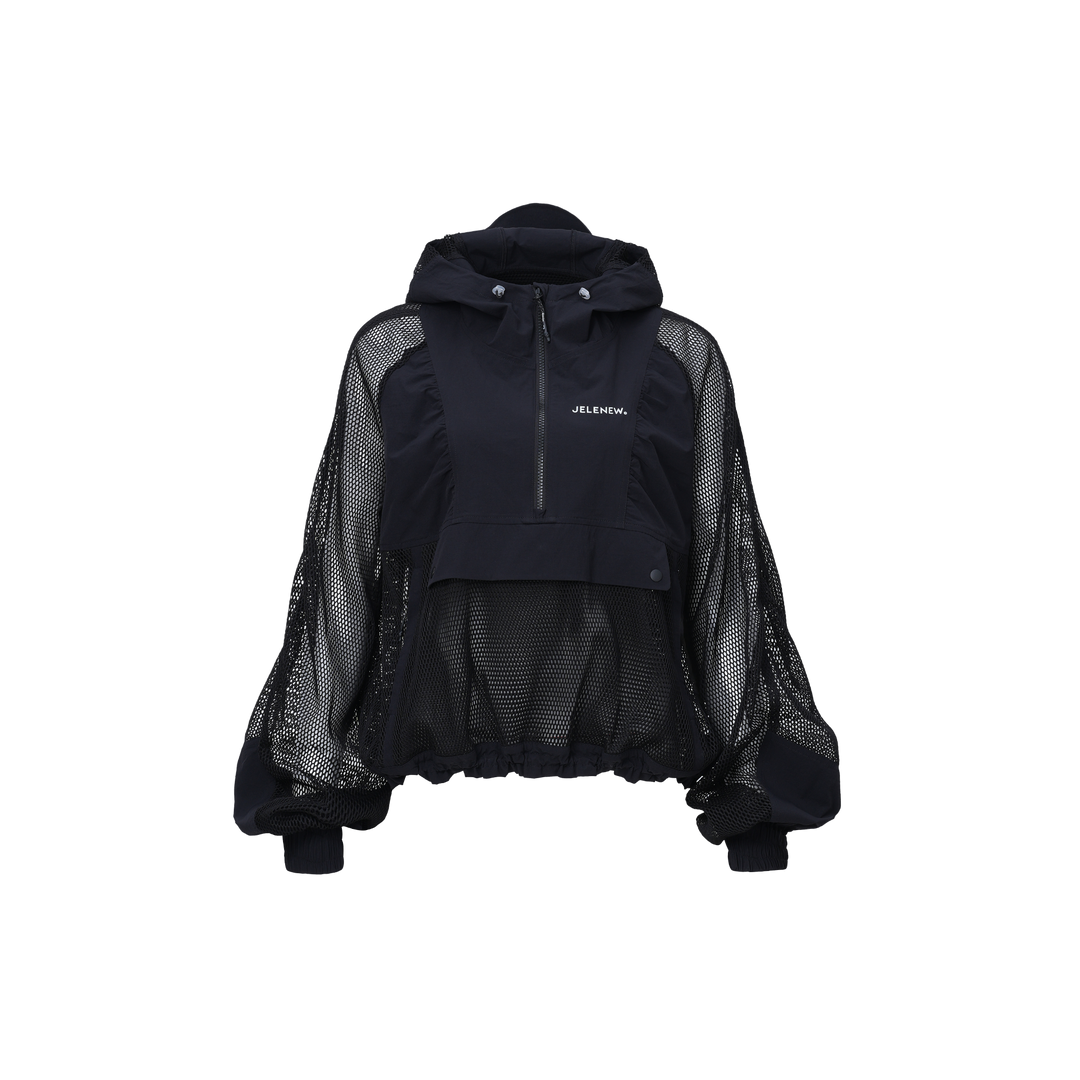 Active Hooded Half-Zip Jacket