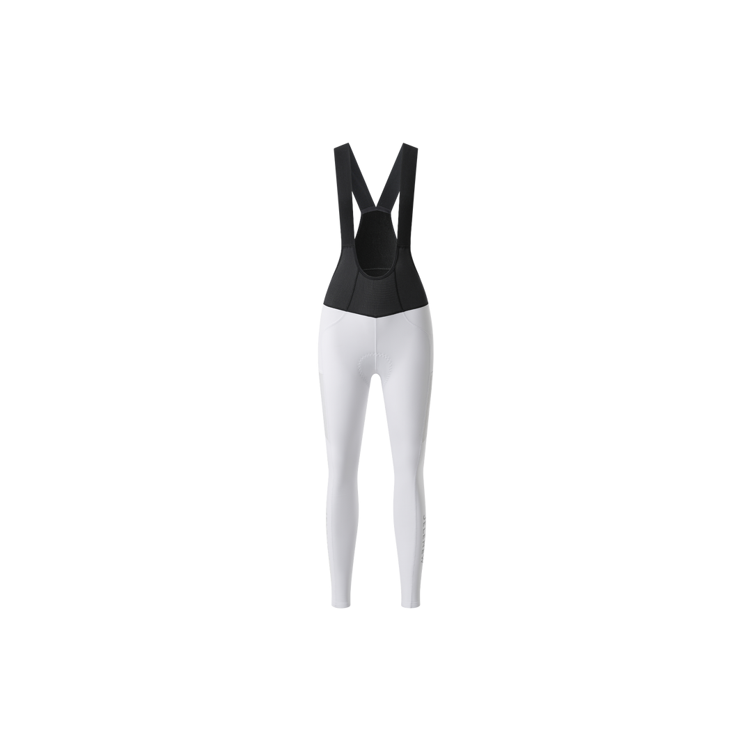 Y Back Thermal brushed bib tights designed for winter cycling warmth and visibility in low light
