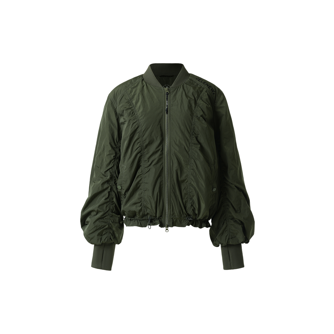 Metallic Bomber Jacket