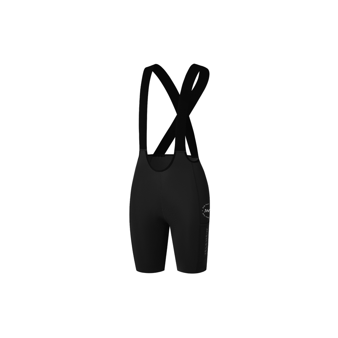 Women's JWCC Tour Memory Quick Release Bib Shorts front view