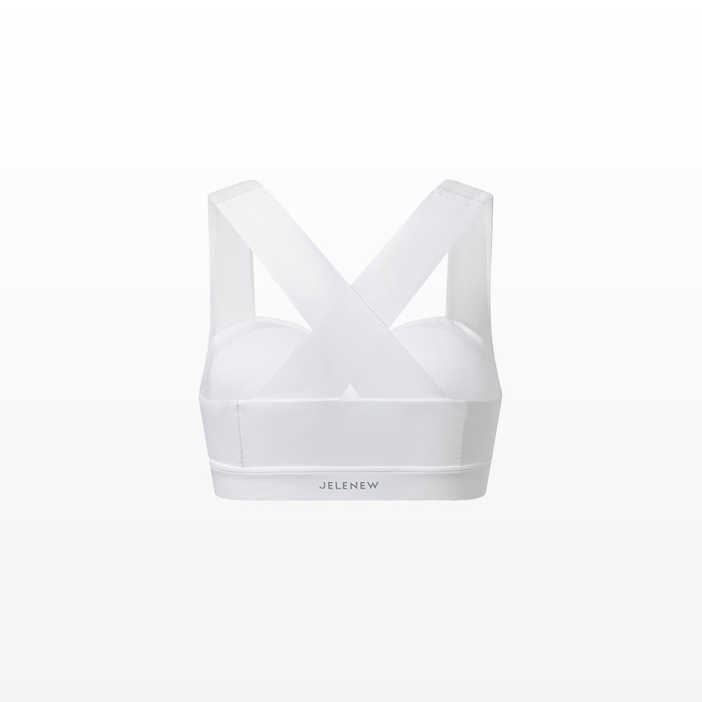 White Sports Bra – Jelenew