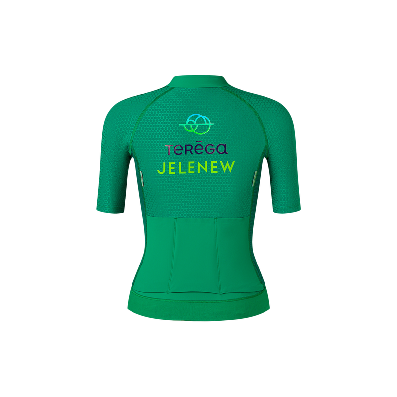  サイクルジャージ XS グリーン　レディース Jelenew Green Cycling Jersey For Women