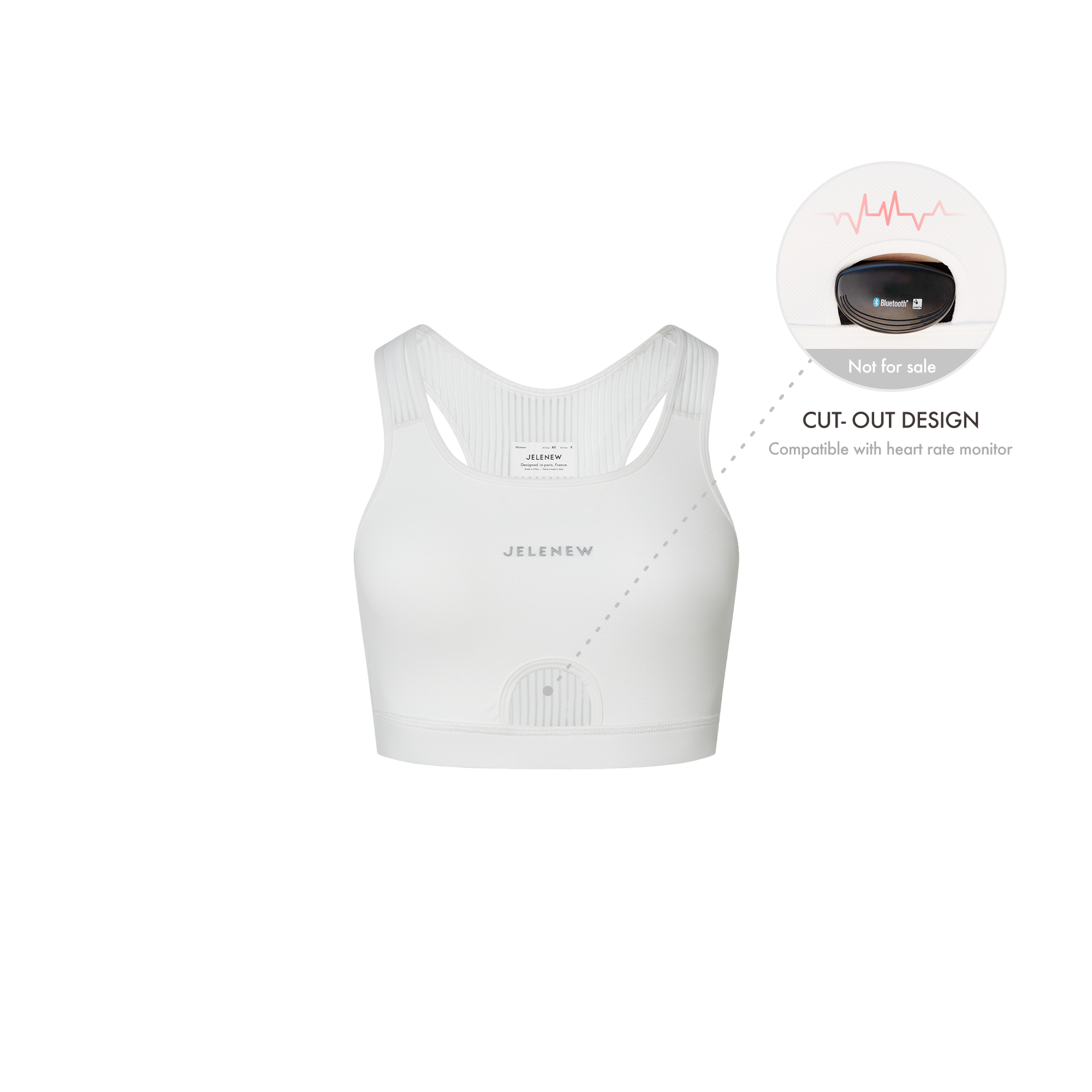 Sports Bra Heart Rate Belt Jelenew Sports Bra With Heart Rate