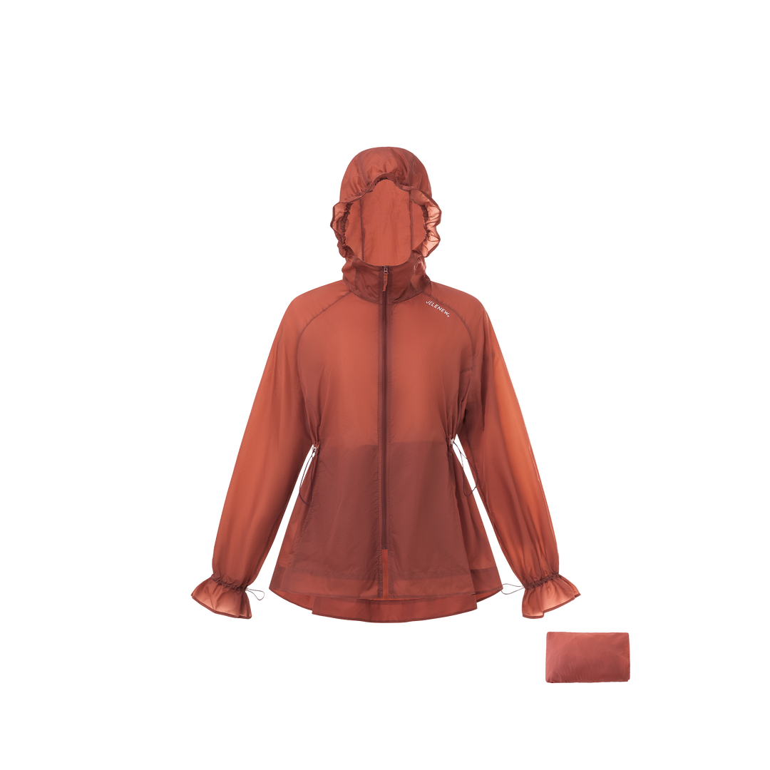 Veste à capuche Bloom en nylon