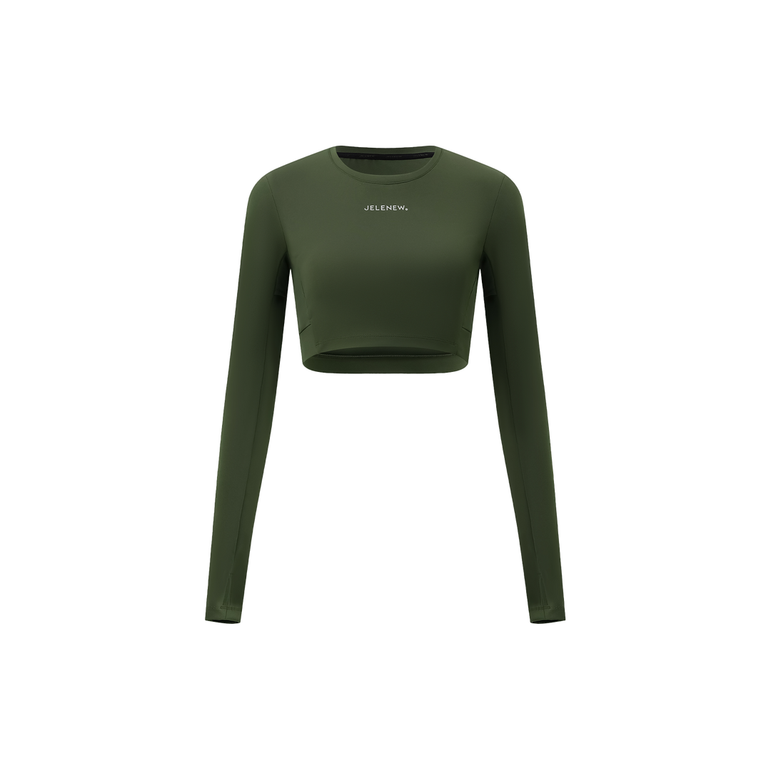 Everyday Glow Cropped LS Top