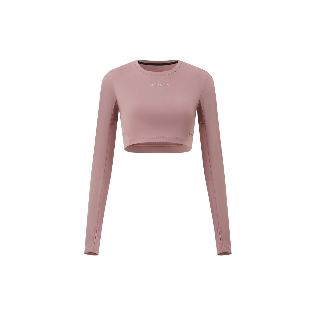 Everyday Glow Cropped LS Top