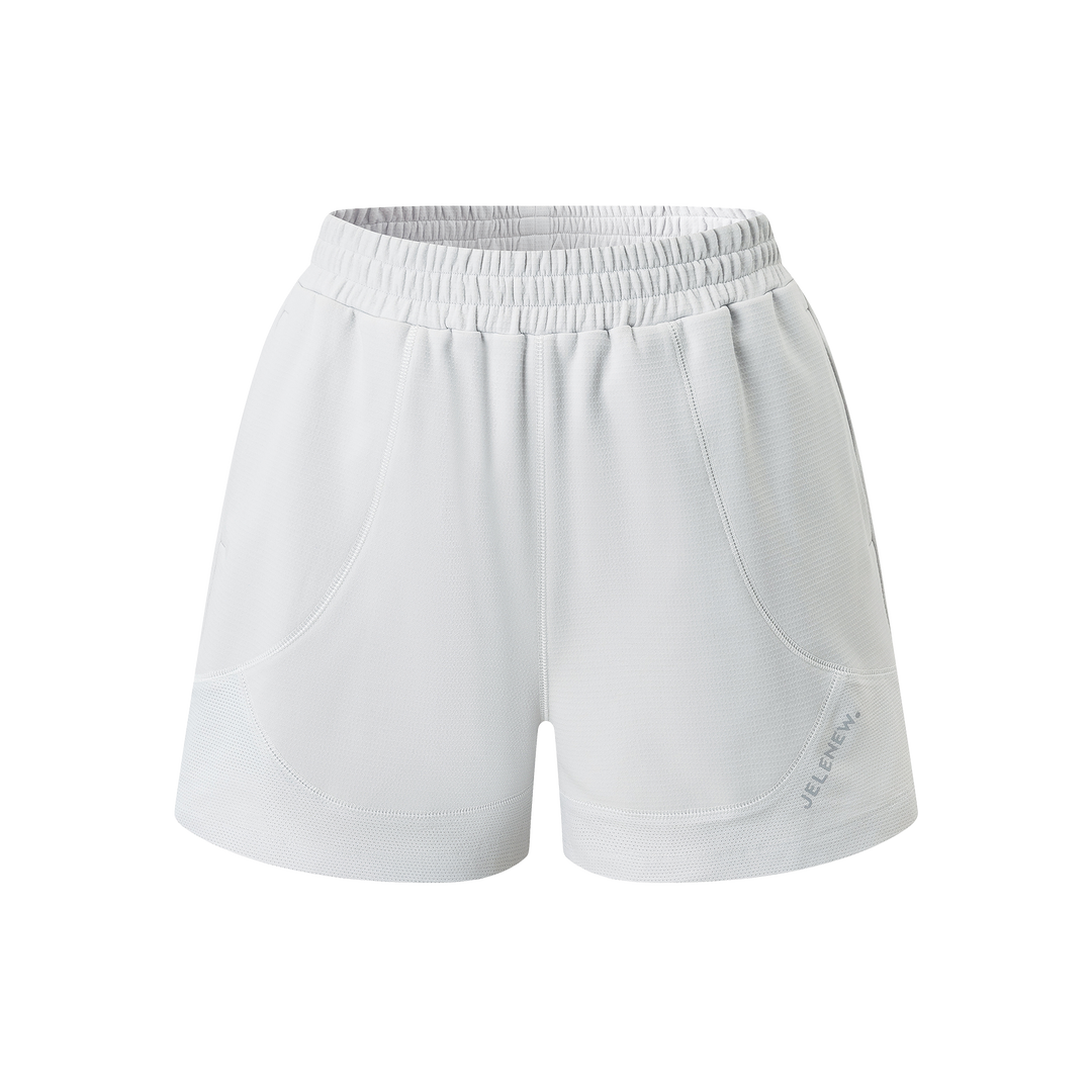 LD Grid Fleece A-line Shorts