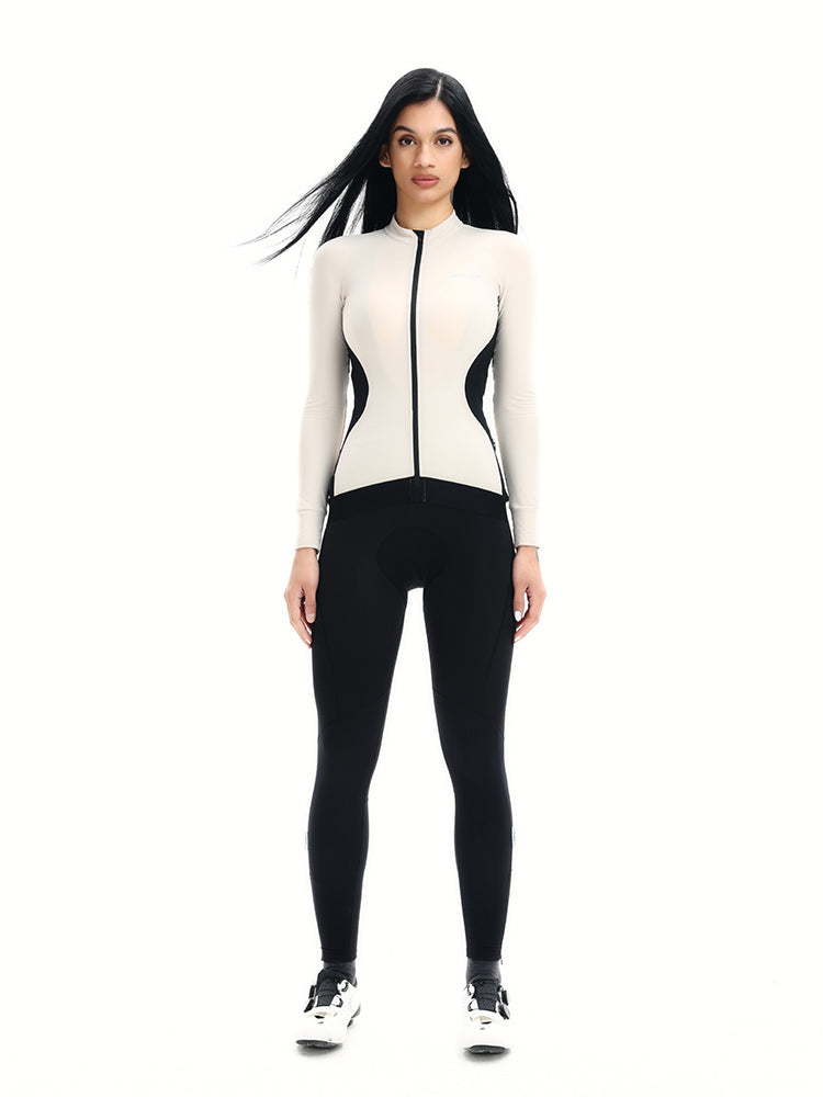white and black jersey for women