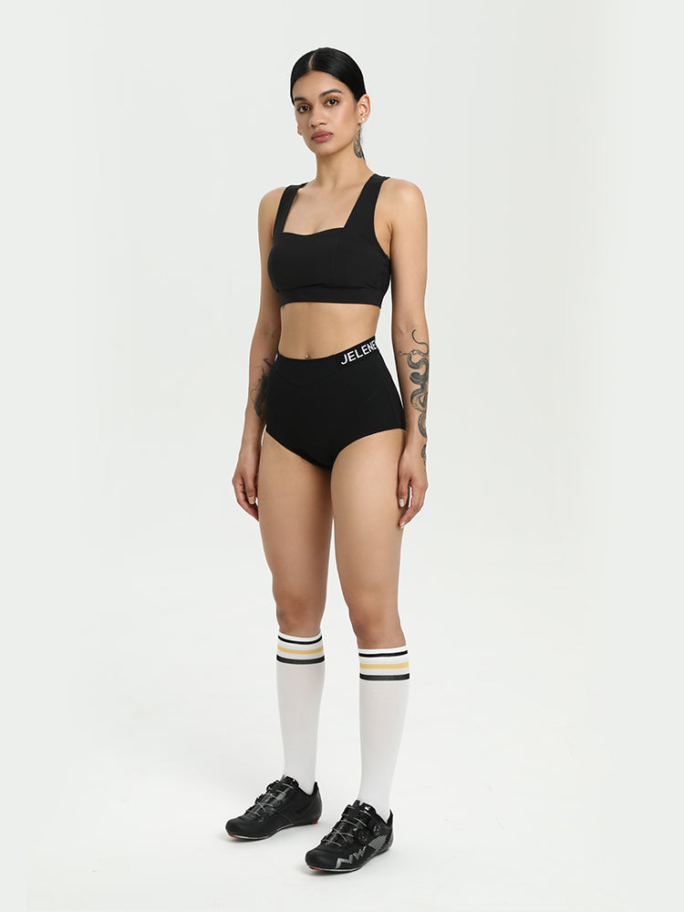 Black mini cycling 2025 shorts